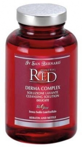 Mineral Red Derma Complex дерматологический шампунь с кератином без лаурилсульфата